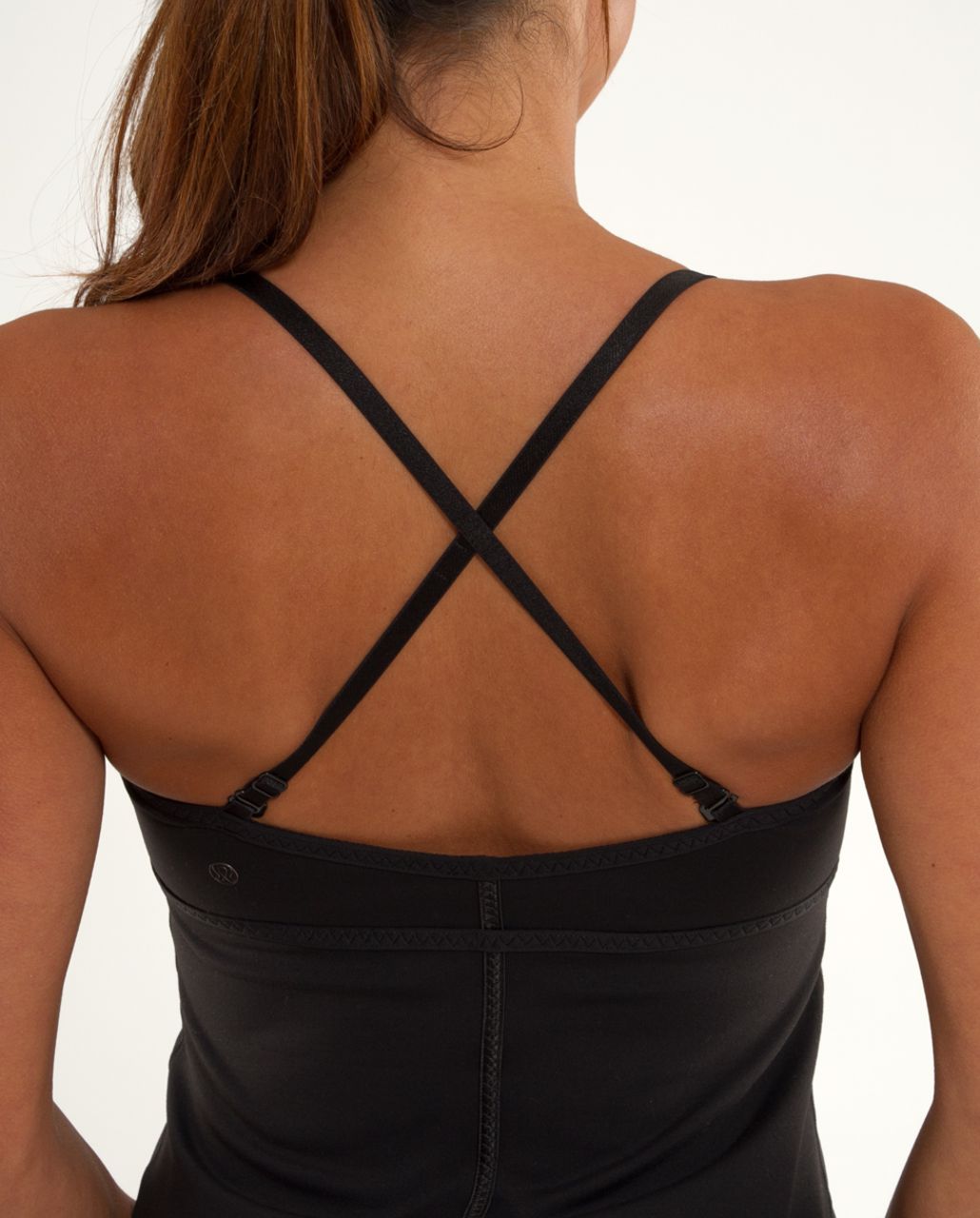 LuLulemon tank top criss cross adjustable strap open back built in