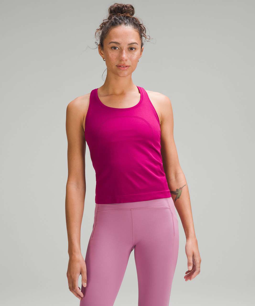 Lululemon Swiftly Tech Racerback Tank Top 2.0 *Race Length - Magenta Purple / Magenta Purple