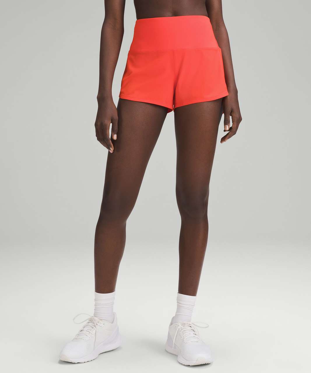 Lululemon Speed Up High-Rise Lined Short 2.5" - Solar Orange