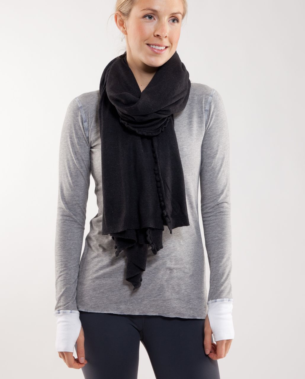 Lululemon Allegro Scarf - Heathered Black