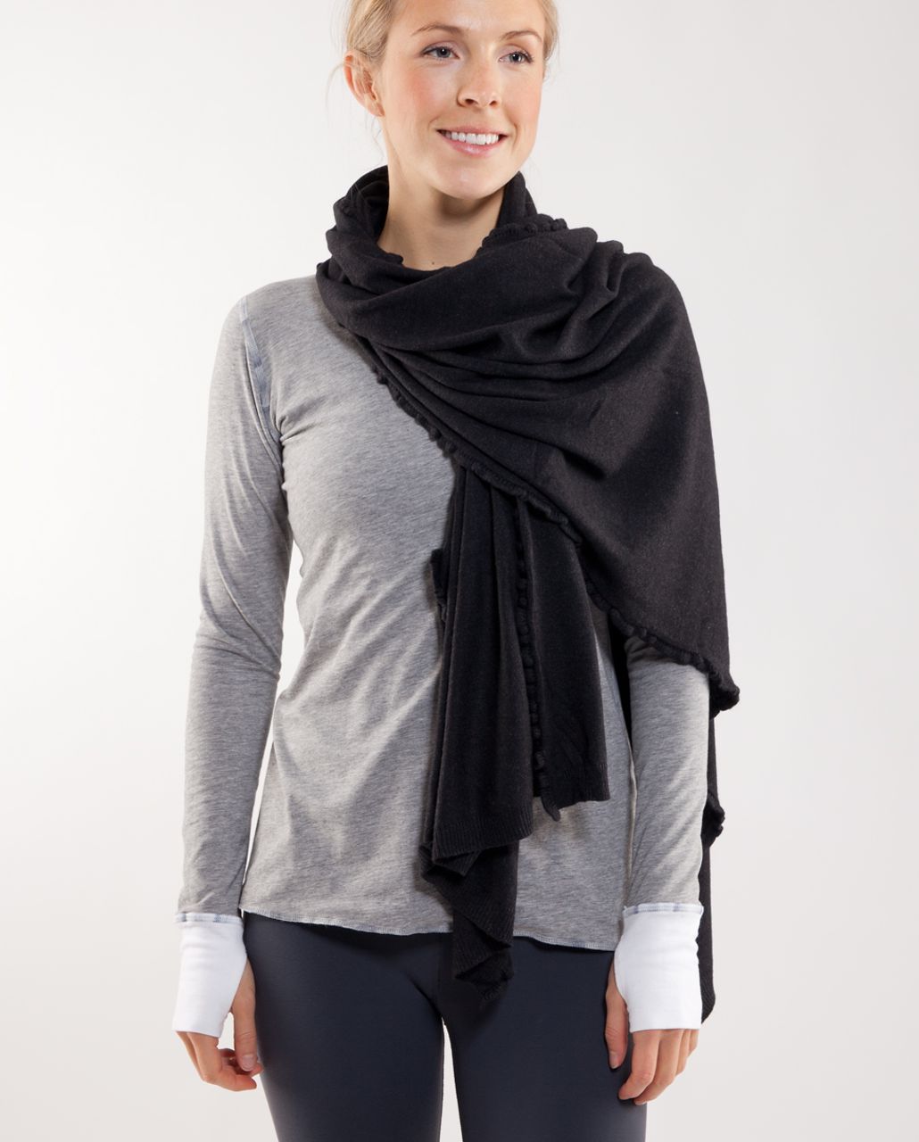 Lululemon Allegro Scarf - Heathered Black