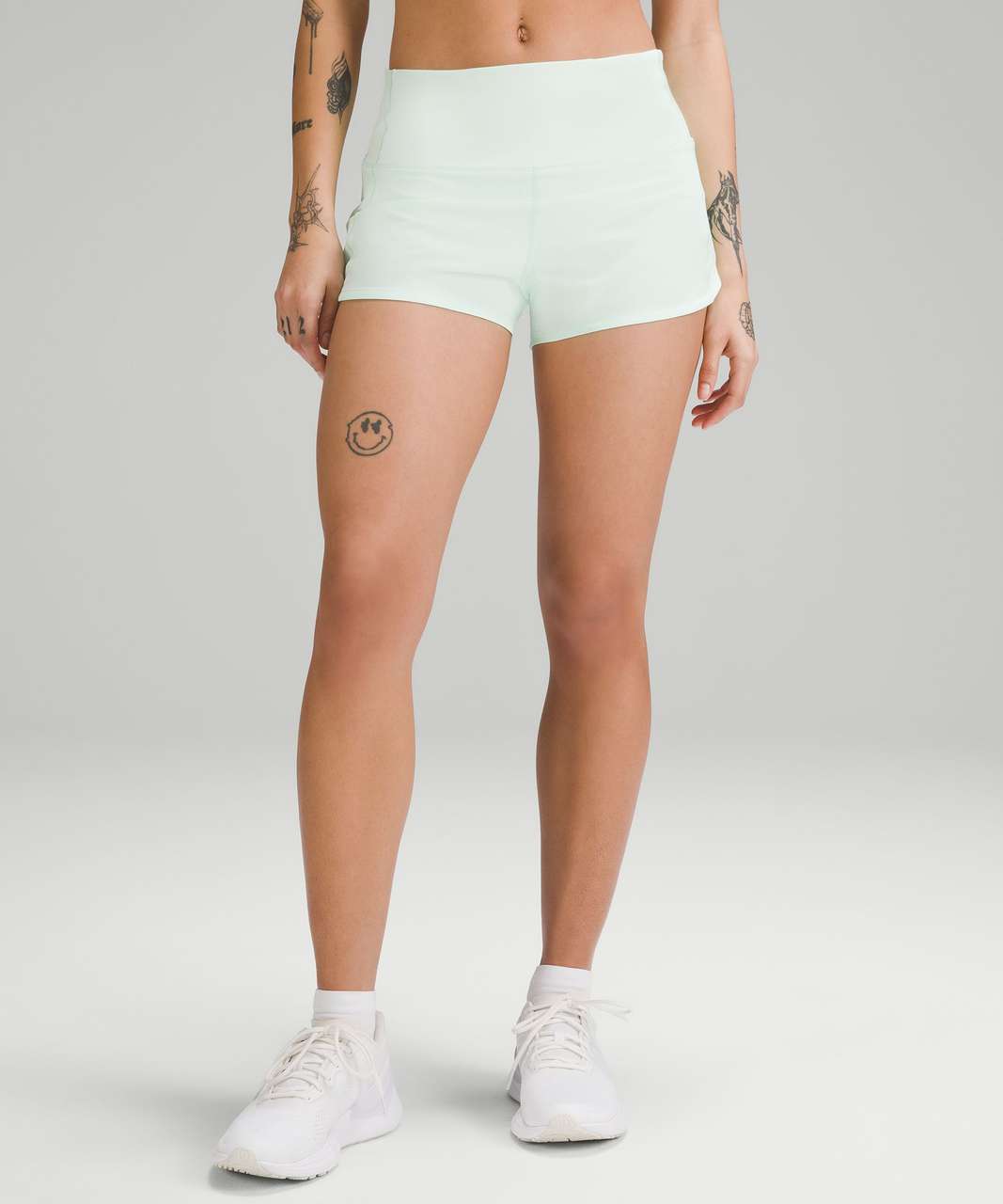 Lululemon Speed Up High-Rise Lined Short 2.5" - Mint Moment