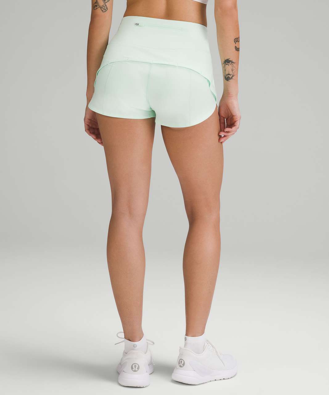 Lululemon Speed Up High-Rise Lined Short 2.5" - Mint Moment