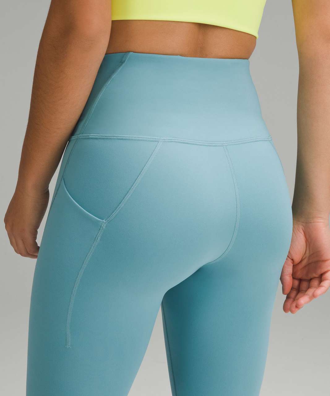 Lululemon Wunder Train High-Rise Tight with Pockets 25" - Tidal Teal