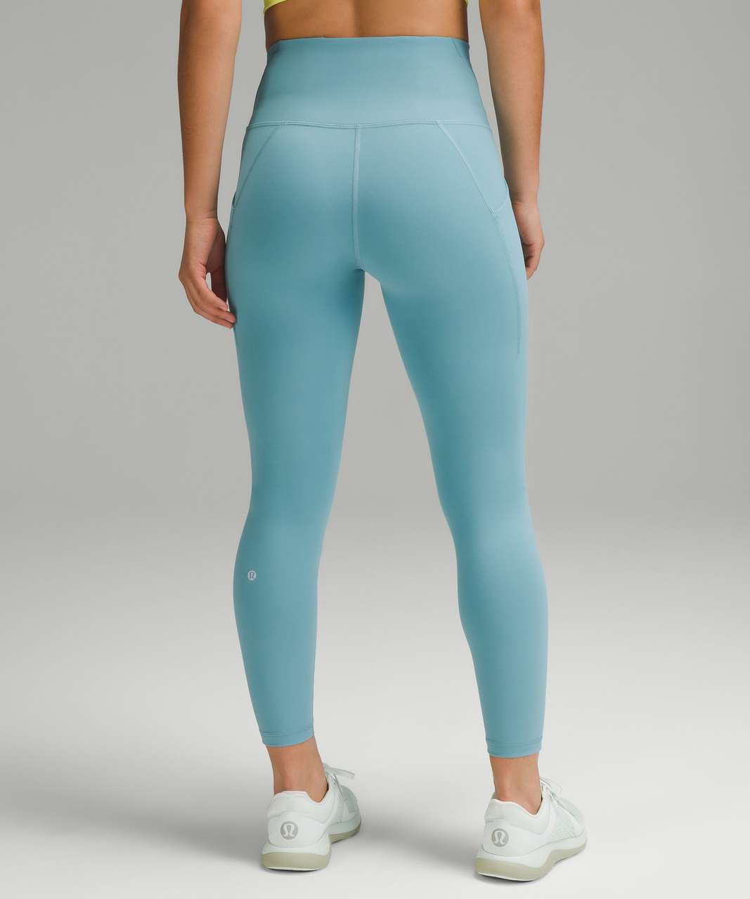 Lululemon Wunder Train High-Rise Tight with Pockets 25 - Tidal Teal - lulu  fanatics