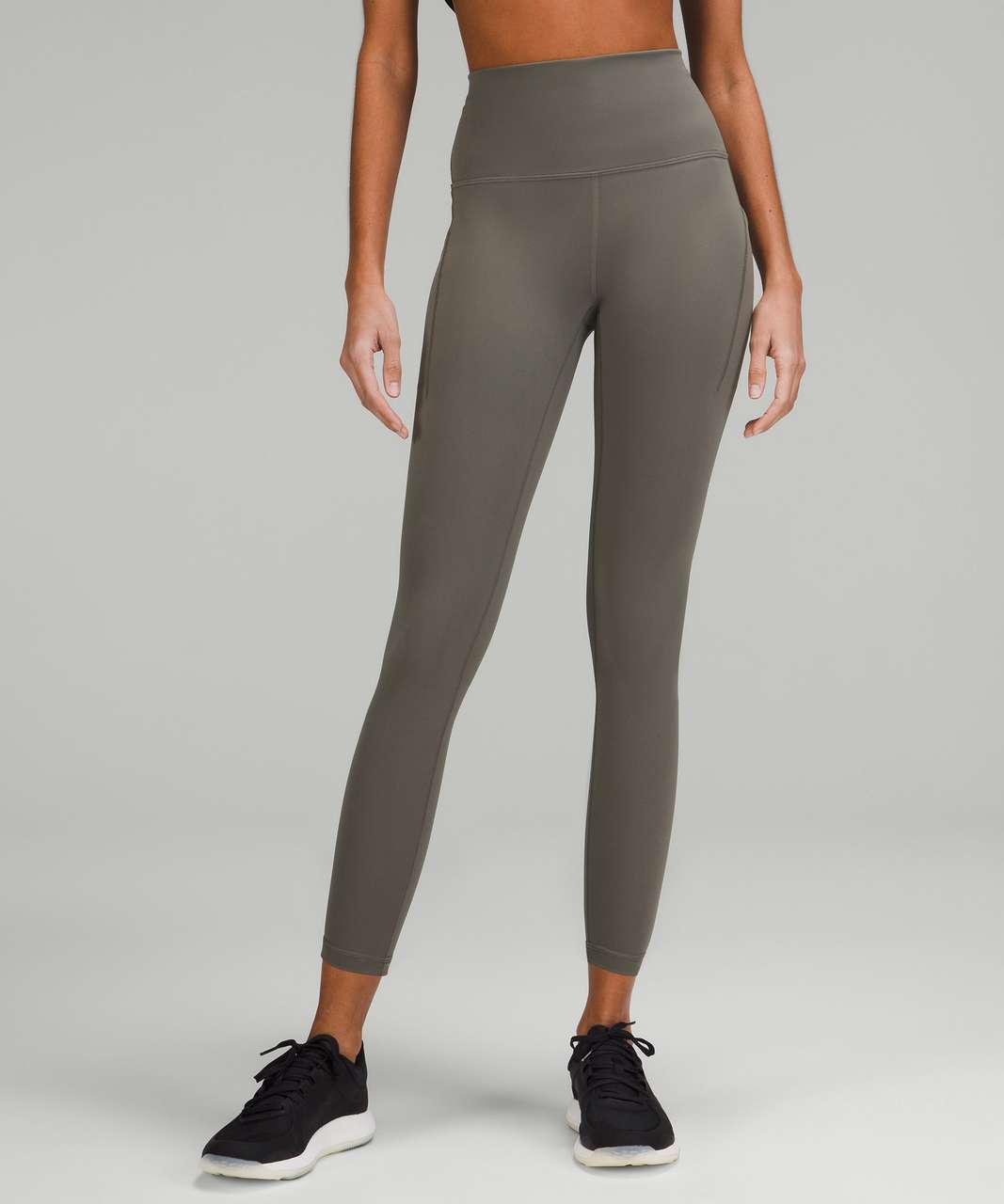 Lululemon Wunder Train High-Rise Tight with Pockets 25" - Grey Sage