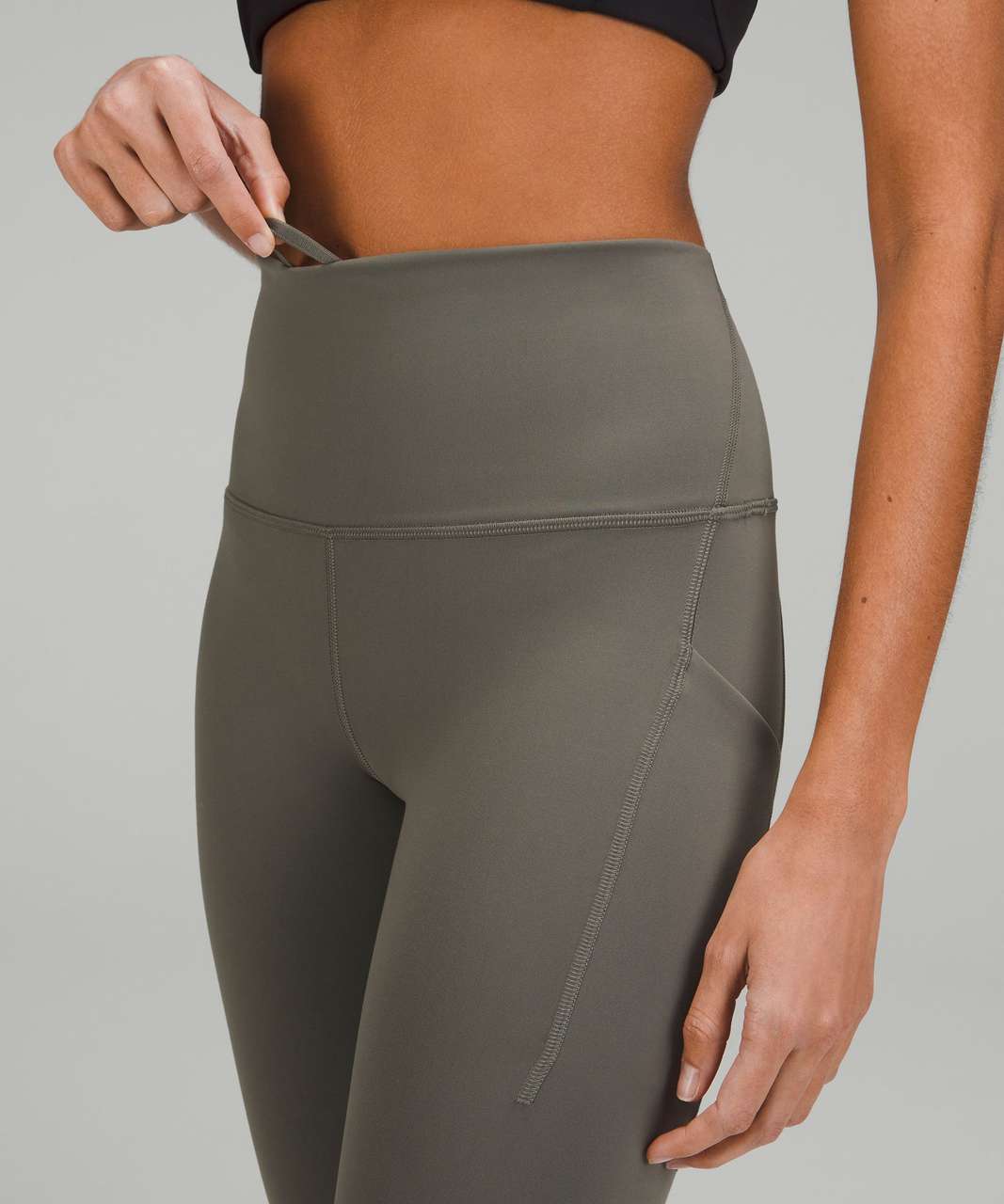 Lululemon Align High Rise Pant with Pockets 25 - Grey Sage - lulu fanatics