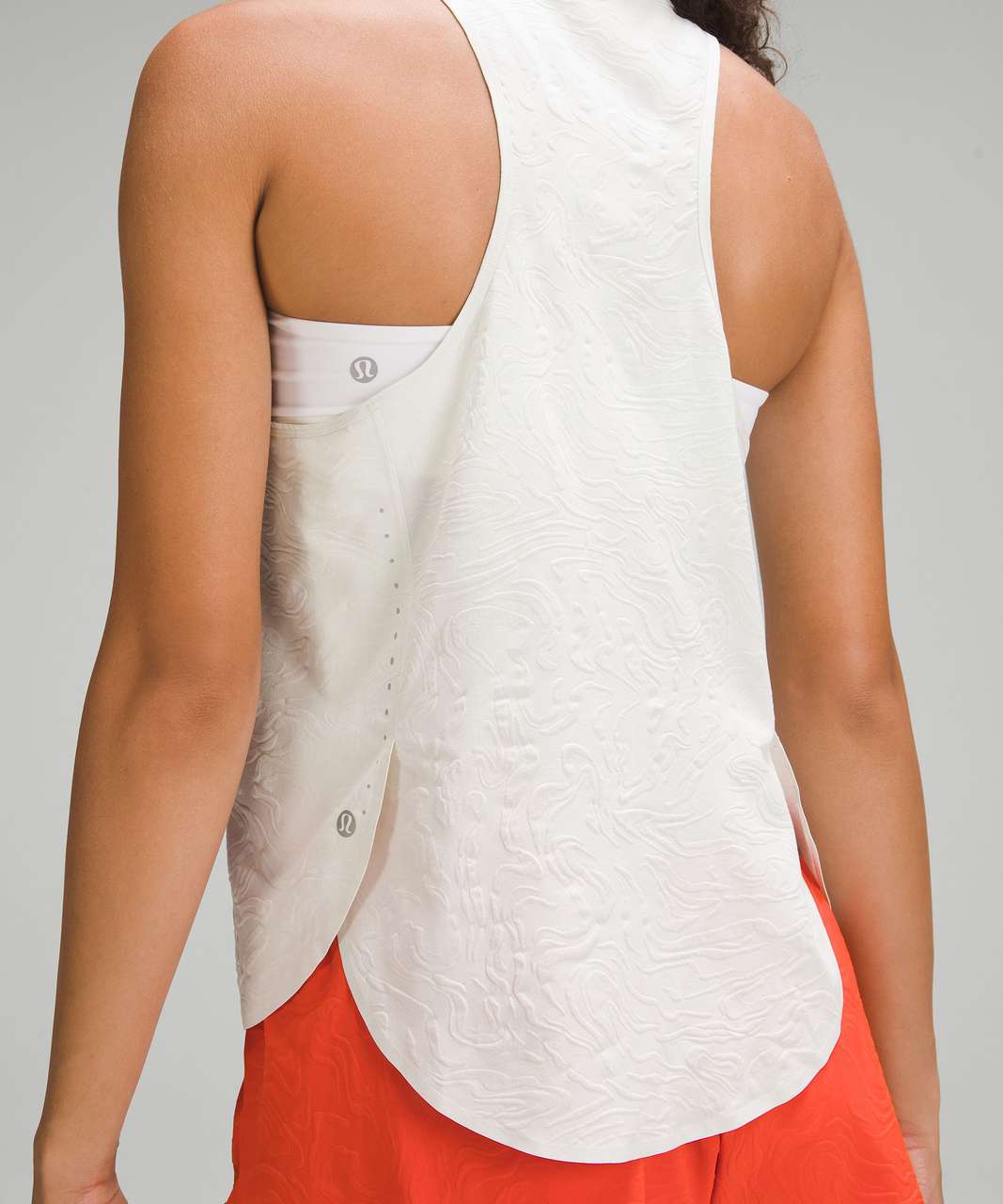 Lululemon Lightweight Stretch Running Tank Top *Airflow - In-Sense Emboss Mini Bone