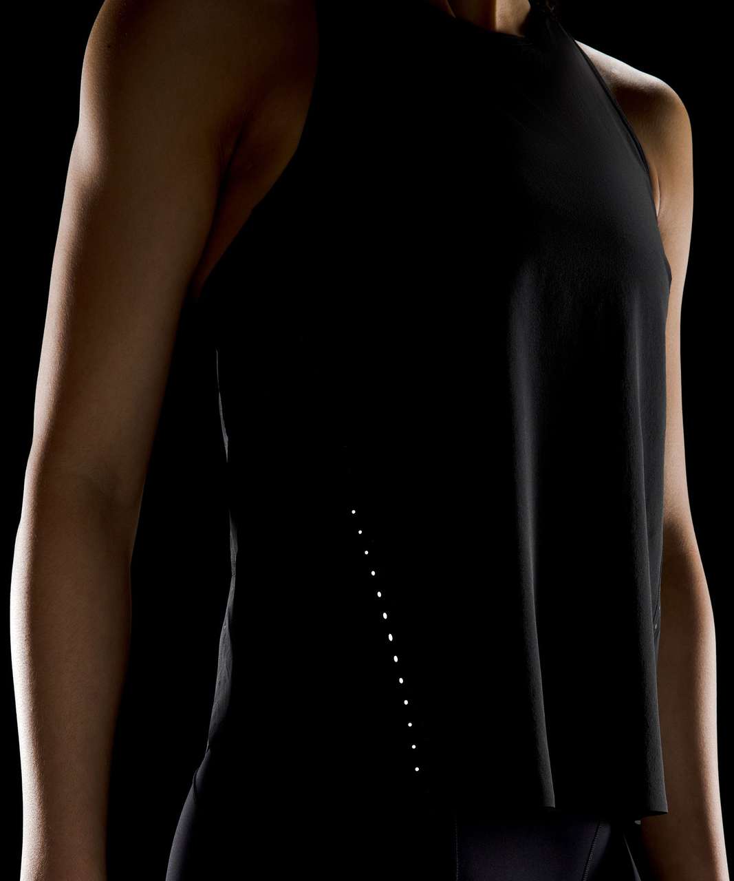 Lululemon Lightweight Stretch Running Tank Top *Airflow - In-Sense Emboss  Black - lulu fanatics