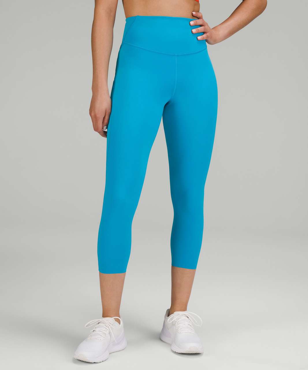 Lululemon Base Pace High-Rise Crop 23" - Turquoise Tide