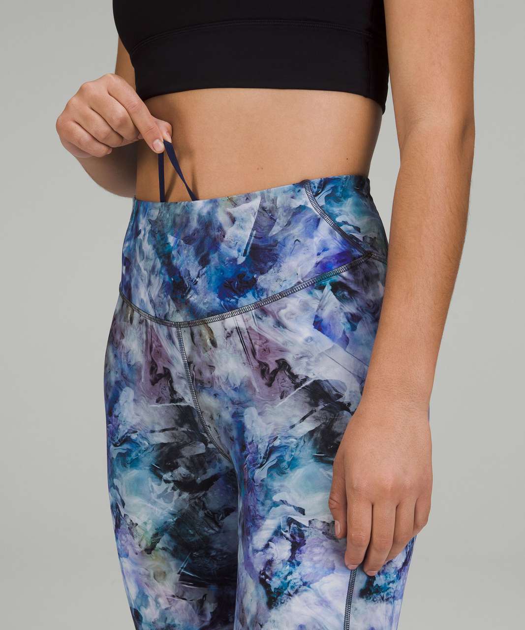 Lululemon Base Pace High-Rise Crop 23 - Intertwined Camo Deep