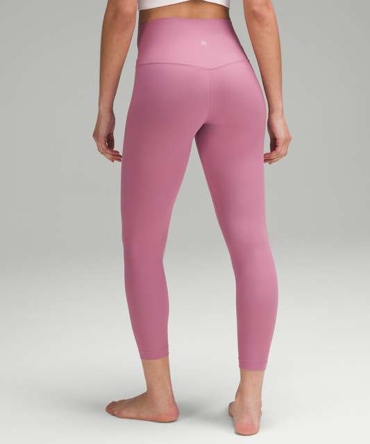 lululemon athletica, Pants & Jumpsuits, Lululemon Align Leggings 25 In  Color Diamond Dye Pink Bliss Graphite Pu