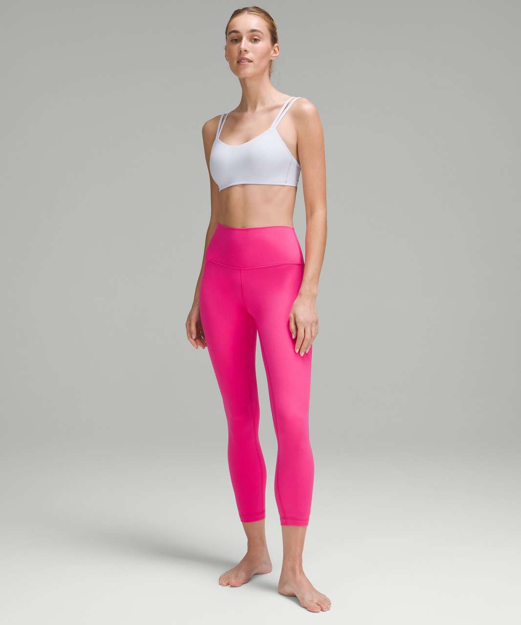 bubblegum vibes! gathered front align tank, pink puff (10) & sonic pink,  25” aligns (6) : r/lululemon