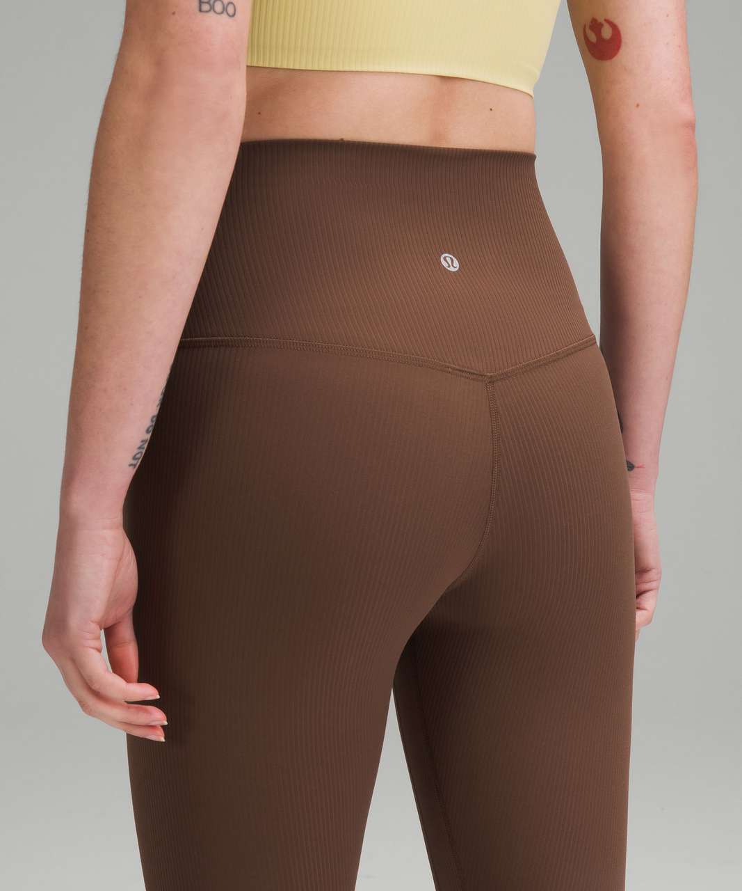 Lululemon Align Ribbed High-Rise Pant 25 - Java - lulu fanatics