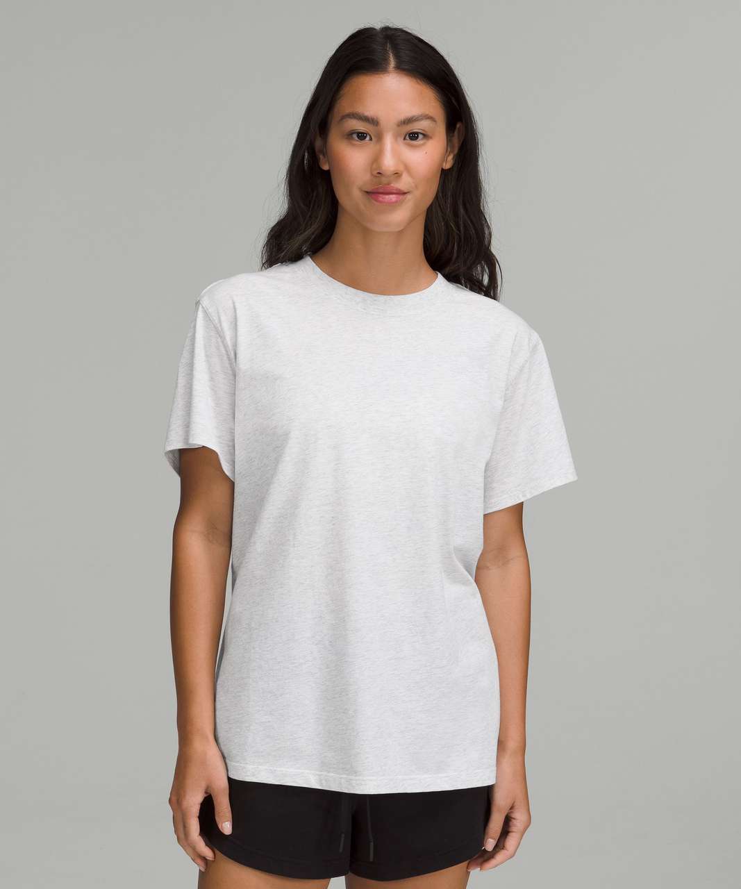 Lululemon All Yours Cotton T-Shirt - Heathered Core Medium Grey