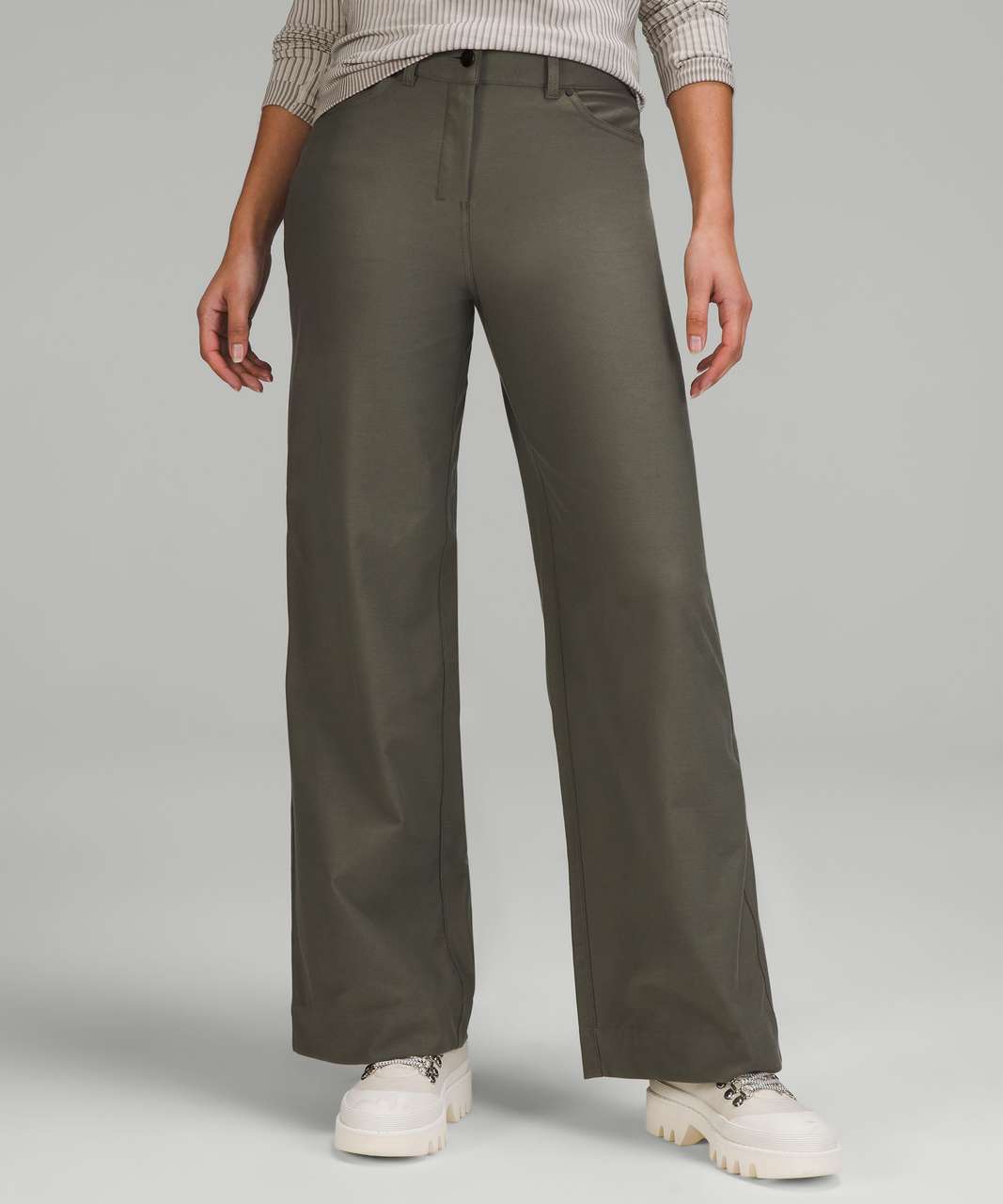 Green Lululemon Wide Leg Pants for Women