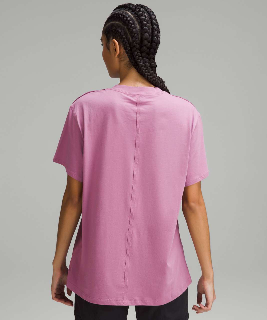 Lululemon All Yours Cropped T-Shirt - Sonic Pink (First Release) - lulu  fanatics