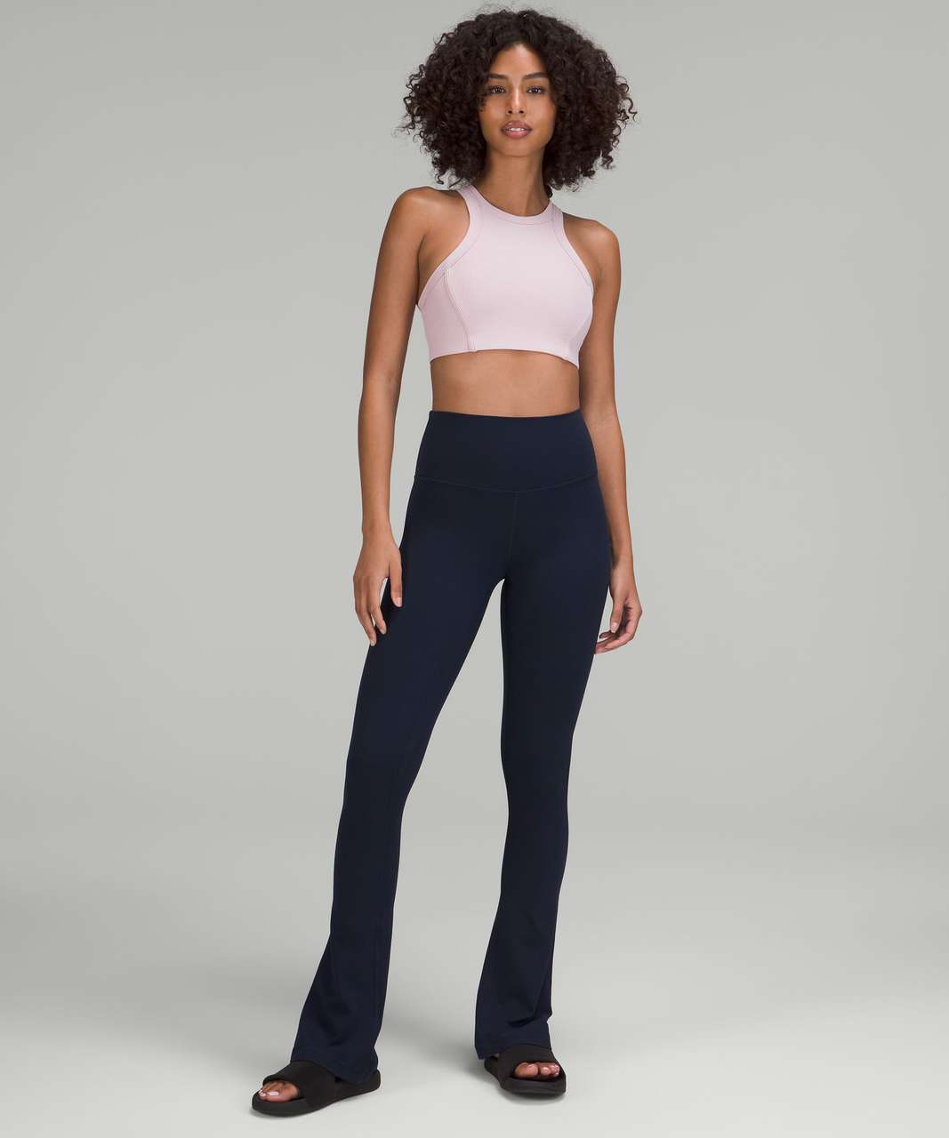 WMTM ruched yoga bra (6) and 23” aligns w/ pockets (2) in pink peony;  Instill tank in black (6). Details in comments. : r/lululemon