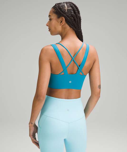 lululemon athletica, Intimates & Sleepwear, Lululemon Like A Cloud  Longline Bra In Pink Mist