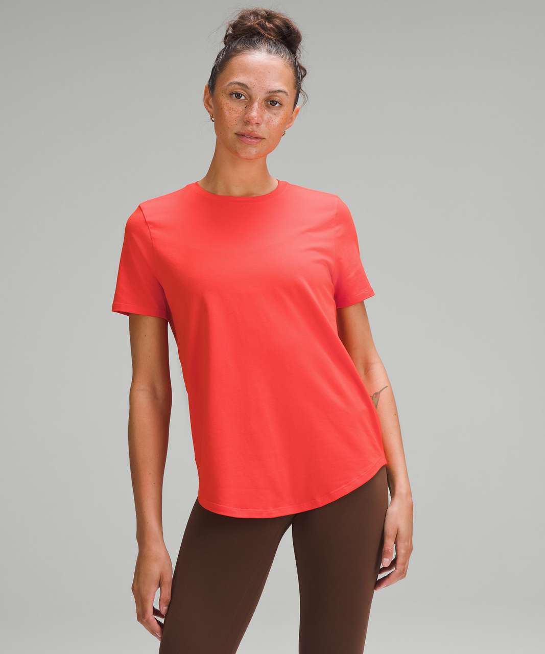 Lululemon Love Crew Short Sleeve T-Shirt - Solar Orange