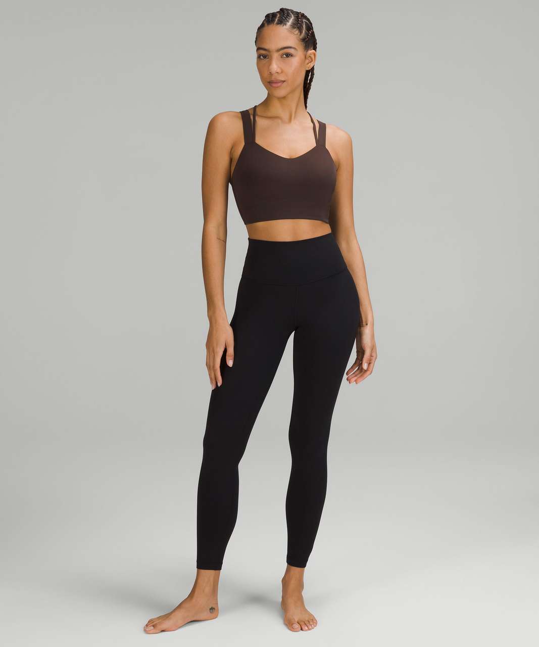 Lululemon Like a Cloud Longline Bra *Light Support, D/DD Cup - French Press