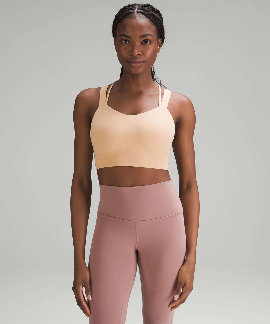 Lululemon Like a Cloud Longline Bra *Light Support, D/DD Cup - Pomegranate  - lulu fanatics