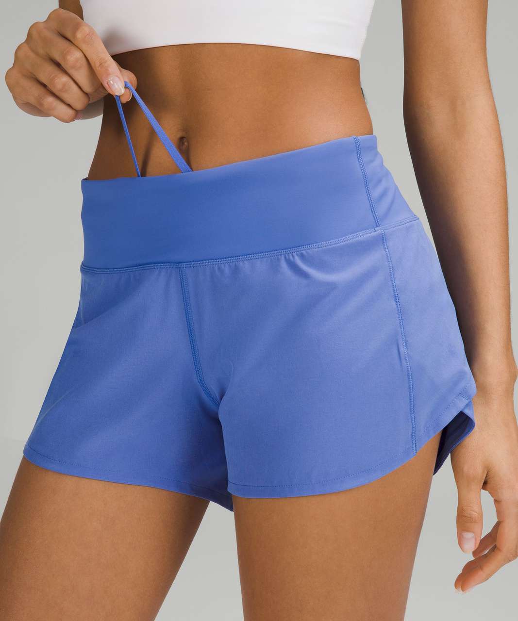 Lululemon Speed Up Mid-Rise Lined Short 4 - Wild Indigo - lulu fanatics