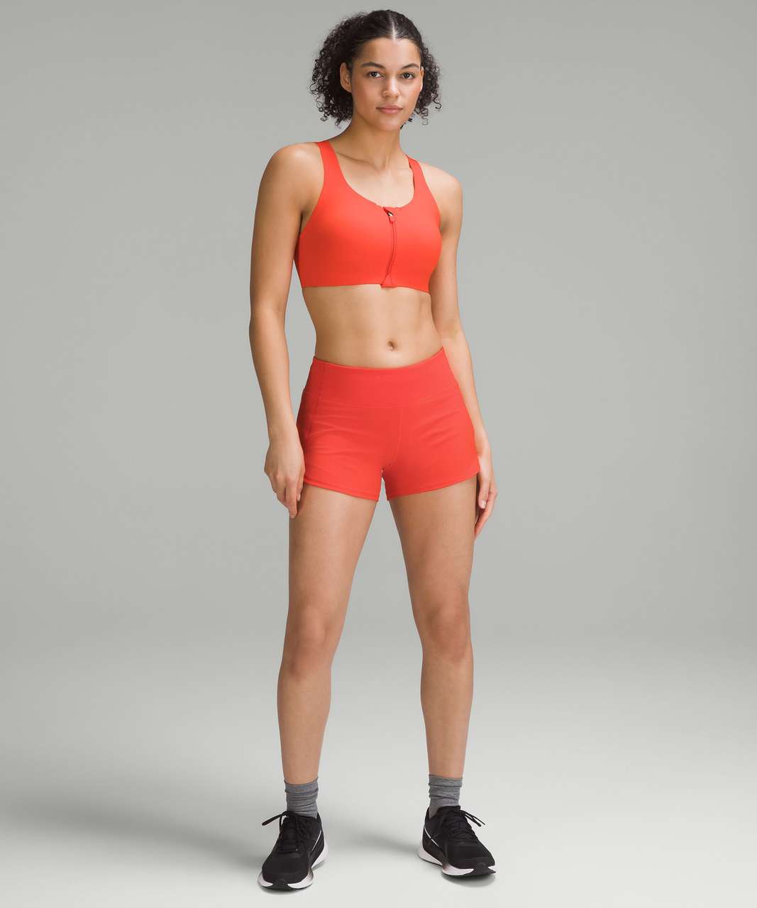 Lululemon Speed Up Mid-Rise Lined Short 4 - Vivid Plum - lulu fanatics