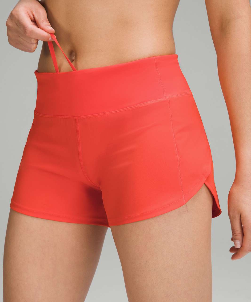 Lululemon Speed Up High-Rise Lined Short 4 - Solar Orange - lulu