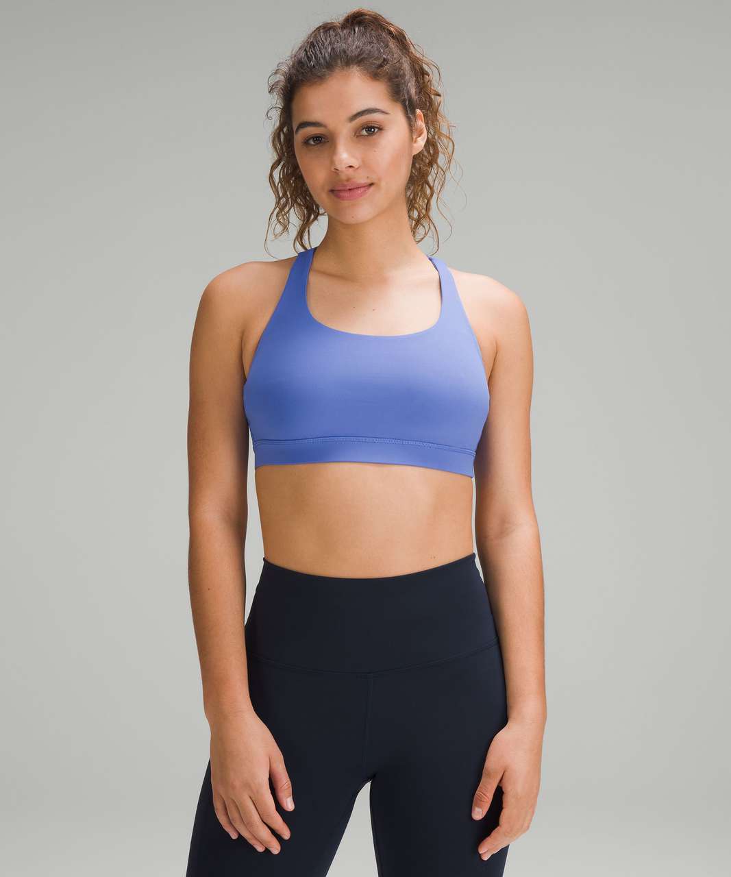 Lululemon Energy Bra *Medium Support, B–D Cups - Lilac Smoke - lulu fanatics