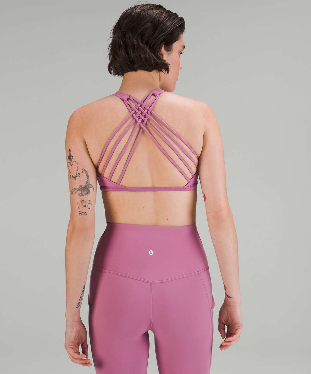 Pink Velvet Dust Try On @lululemon #lululemon #velvetdust #velvetdustl