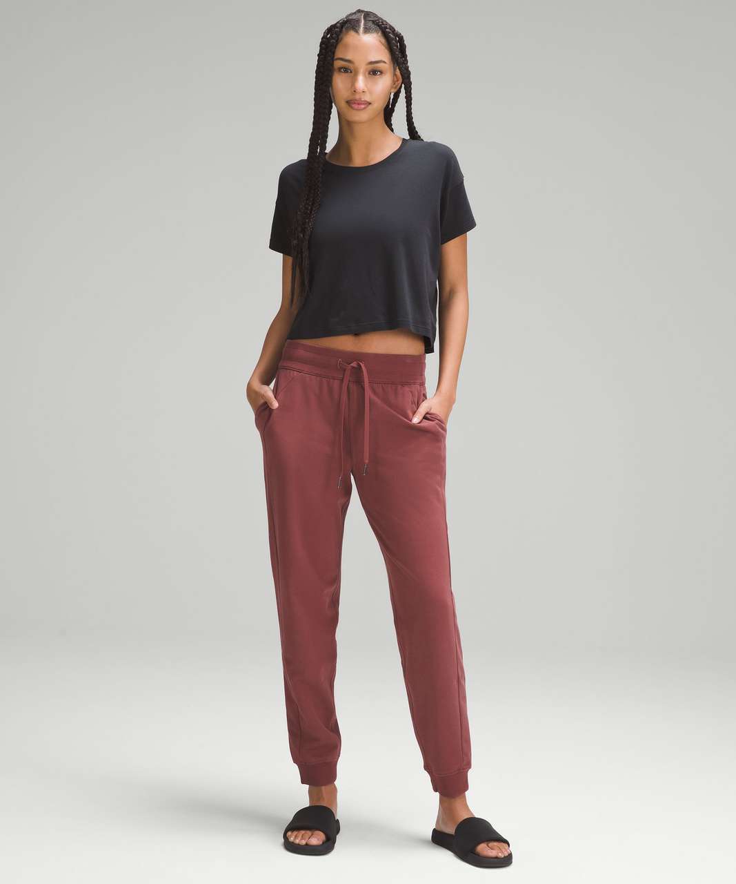 Lululemon Scuba High-Rise French Terry Jogger - Smoky Red - lulu