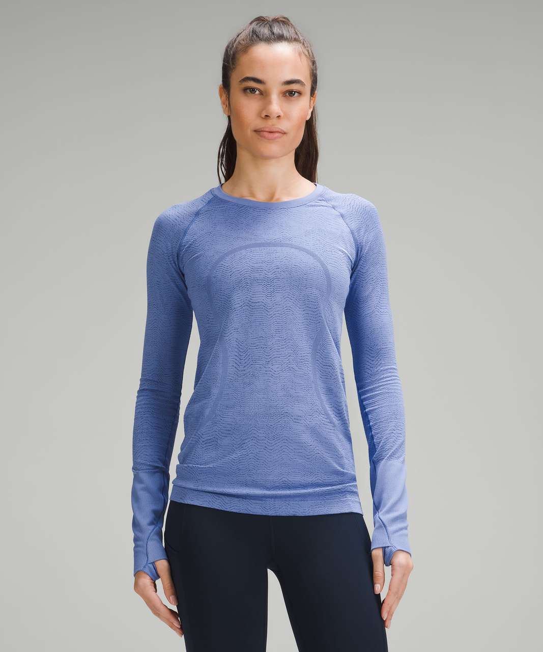 Lululemon Swiftly Tech Long Sleeve Shirt 2.0 - Mineral Blue / Soft