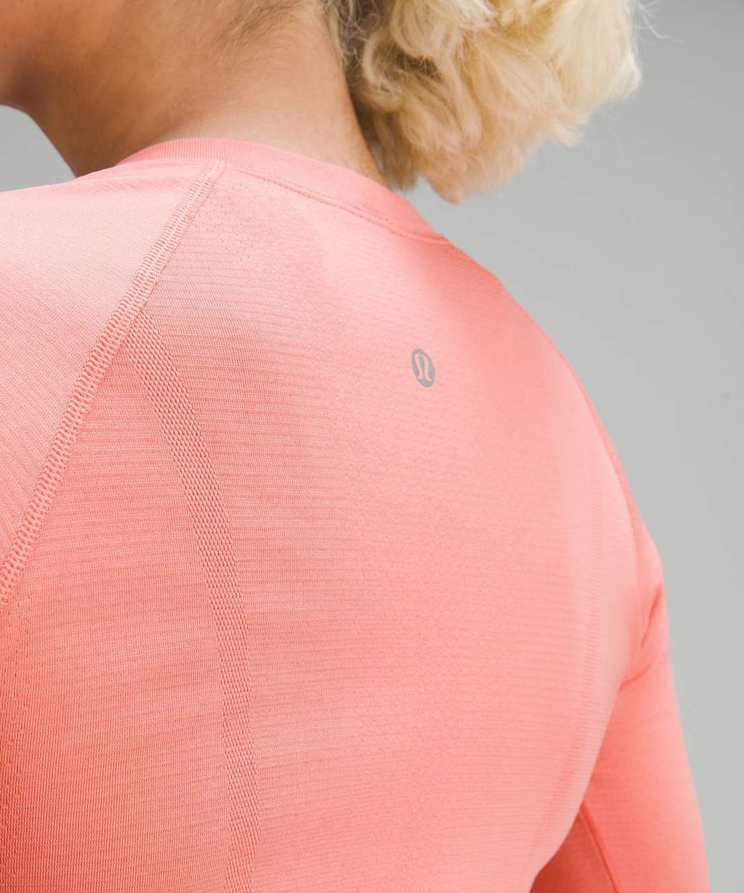 Lululemon Swiftly Tech Long-Sleeve Shirt 2.0 - Sunny Coral / Sunny Coral