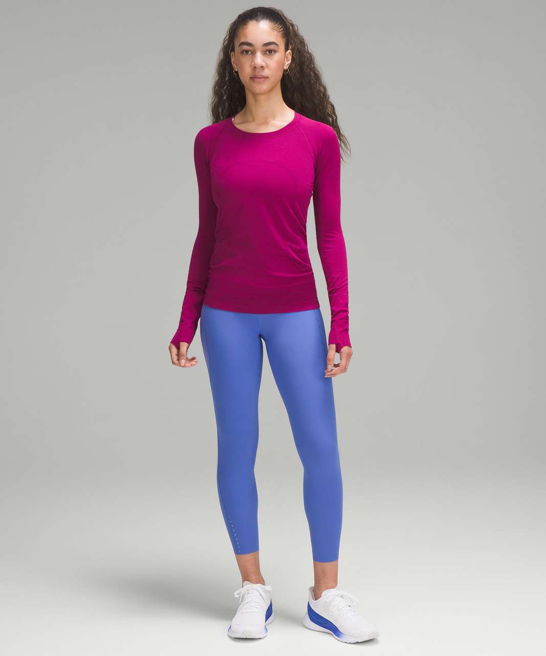 Lululemon Swiftly Tech Long-Sleeve Shirt 2.0 - Magenta Purple / Magenta Purple