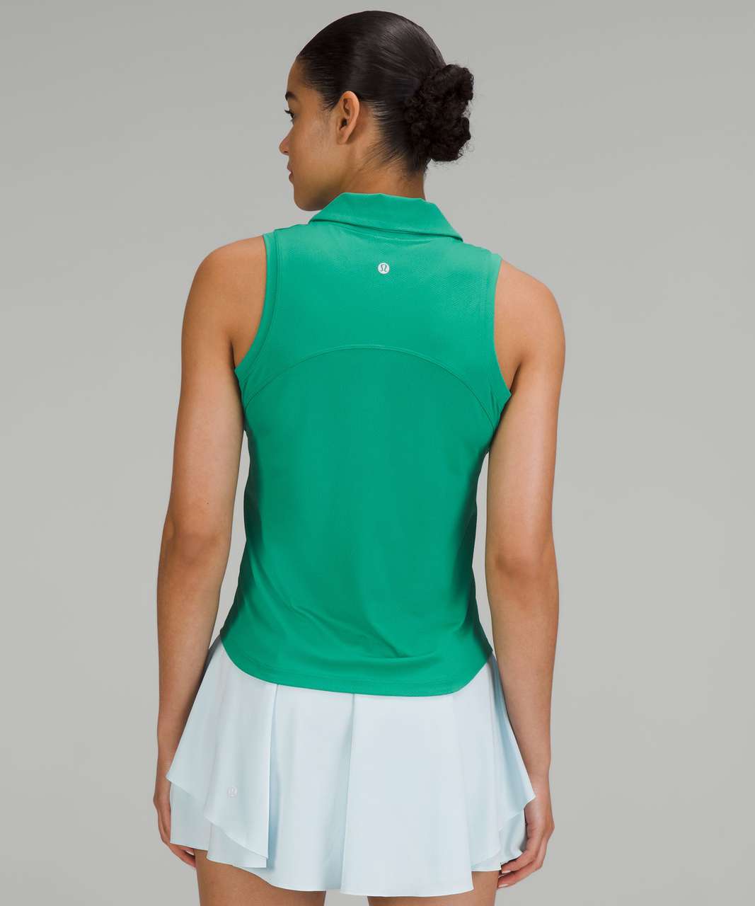 Lululemon Quick-Dry Sleeveless Polo Shirt - Maldives Green