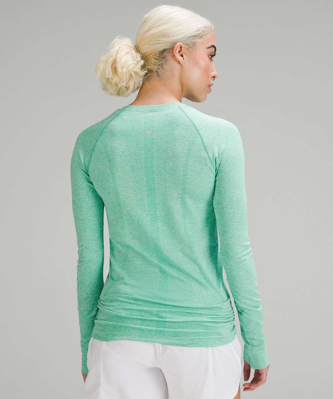 Lululemon Swiftly Tech Long-Sleeve Shirt 2.0 - Maldives Green / Mint Moment