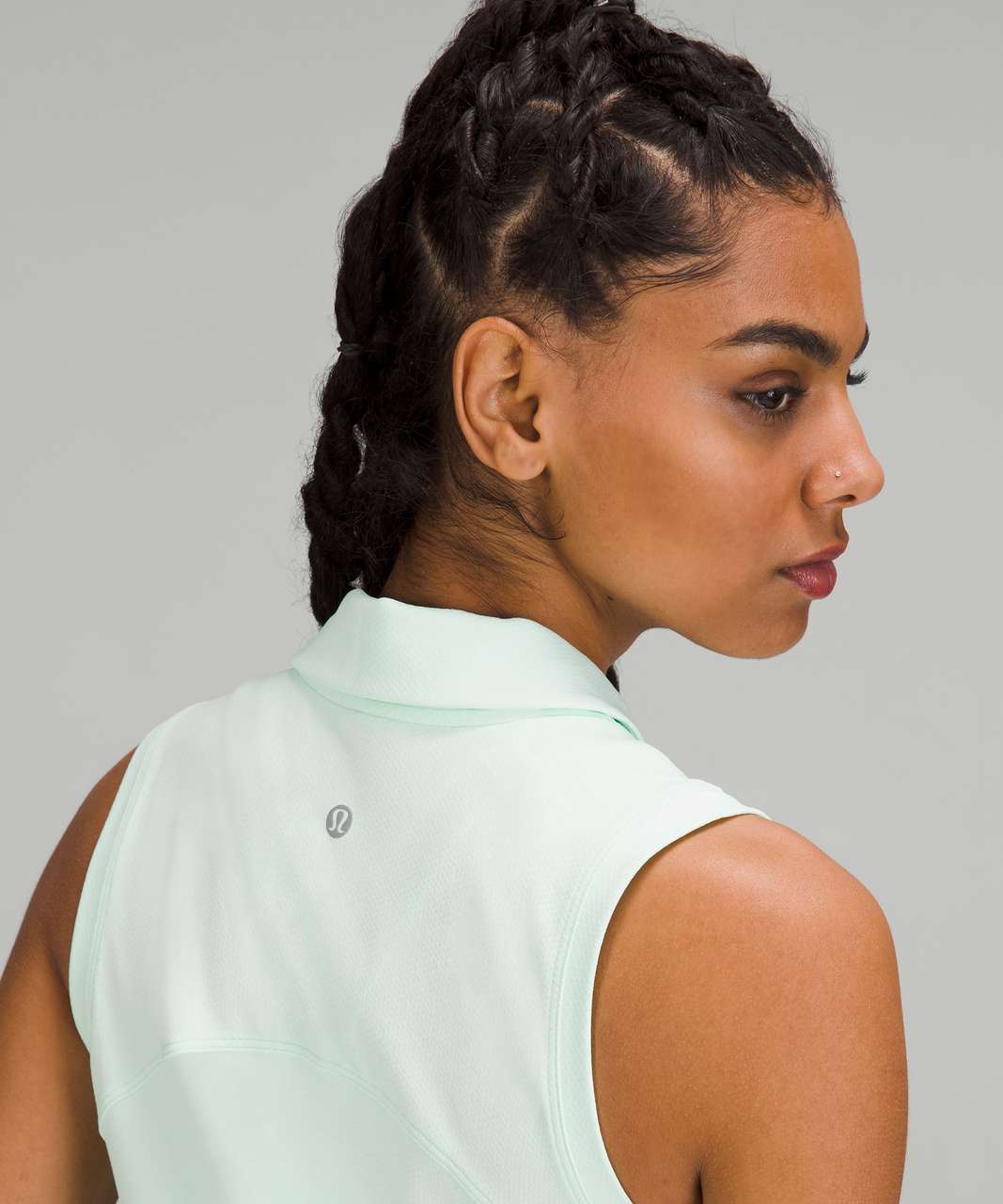 Lululemon Quick-Dry Sleeveless Polo Shirt - Mint Moment