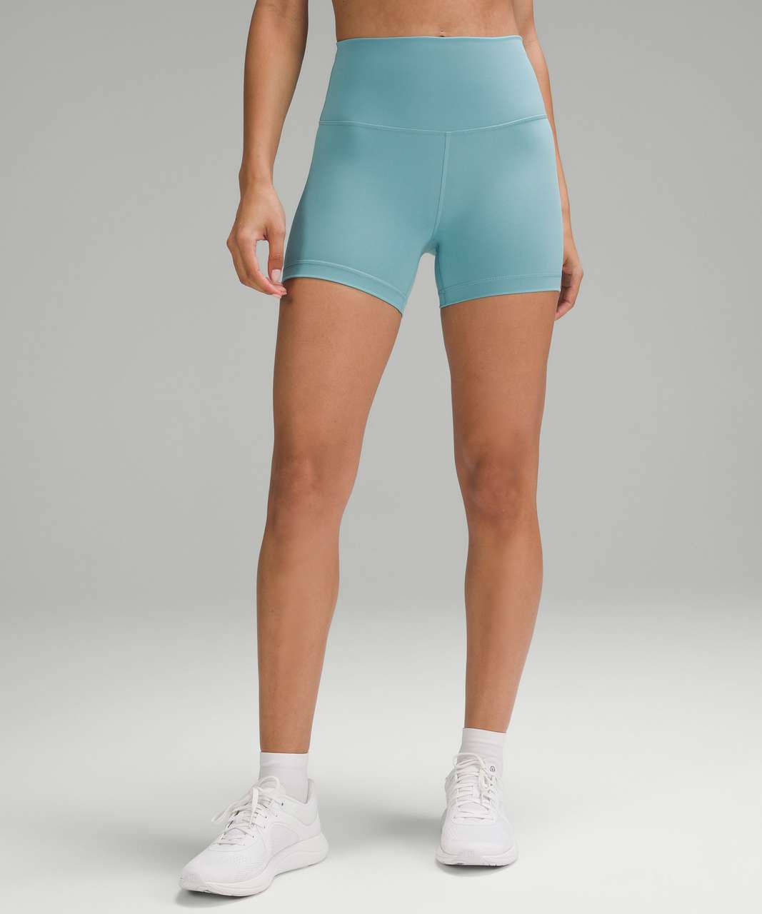 Lululemon Wunder Train High-Rise Short 4 - Tidal Teal - lulu fanatics