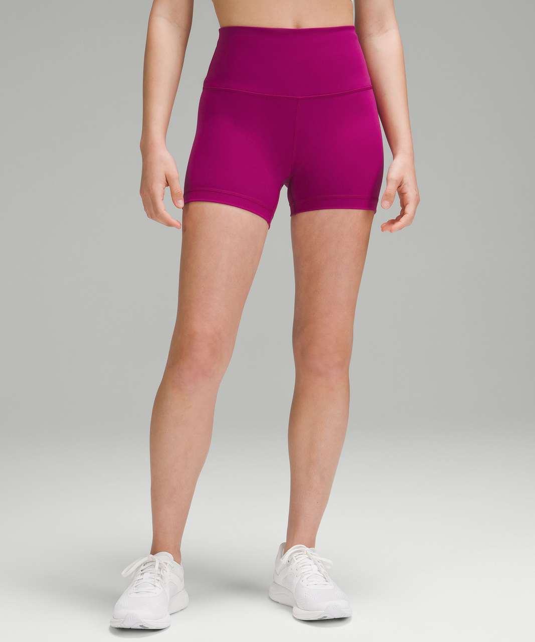 Lululemon Wunder Train High-Rise Short 4" - Magenta Purple