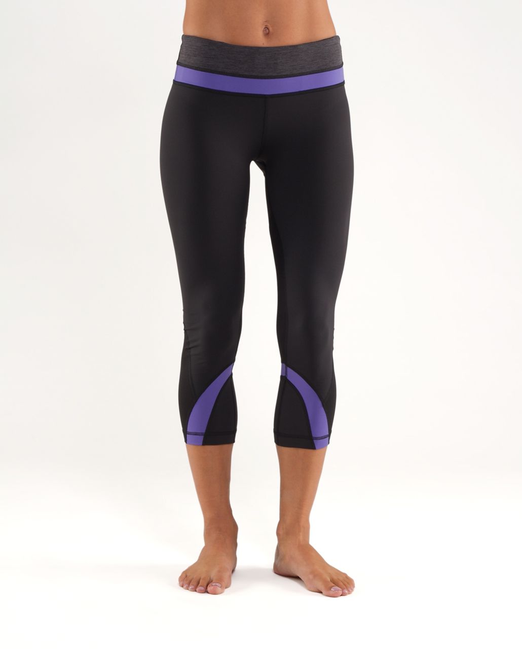 purple and black lululemon leggings