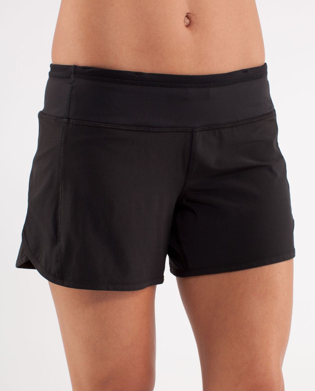 Lululemon Turbo Run Short - Black - lulu fanatics