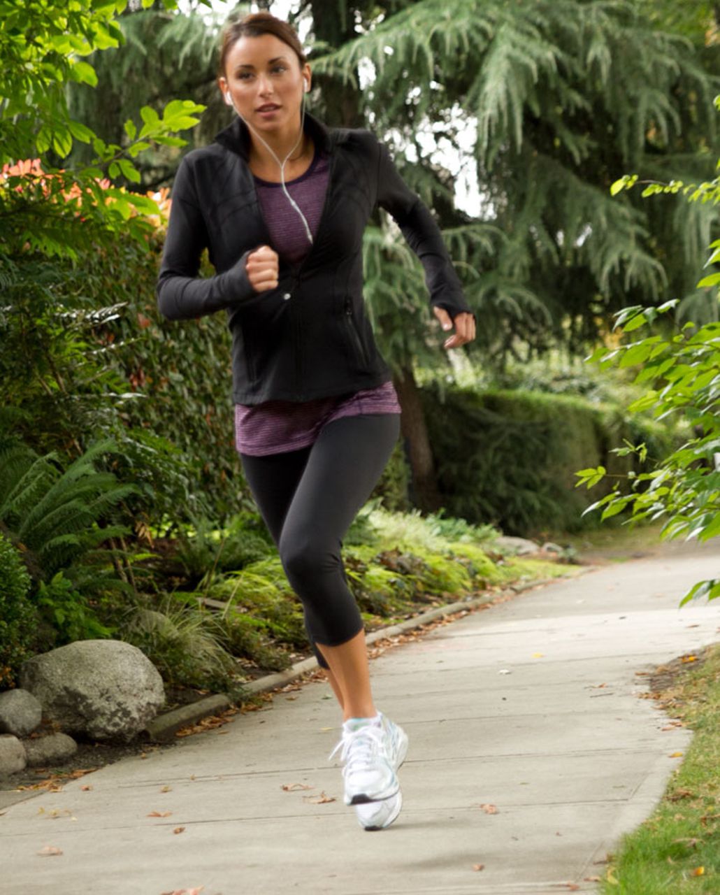 Lululemon Stride Jacket *Soft Mini Check - Black Swan Heathered Plum Mini  Check / Plum - lulu fanatics