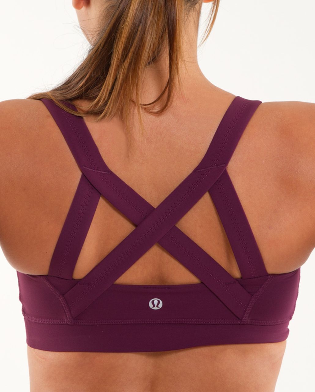 Lululemon Inner Heart Bra Bruised Berry Cool Breeze Luxtreme Size 4