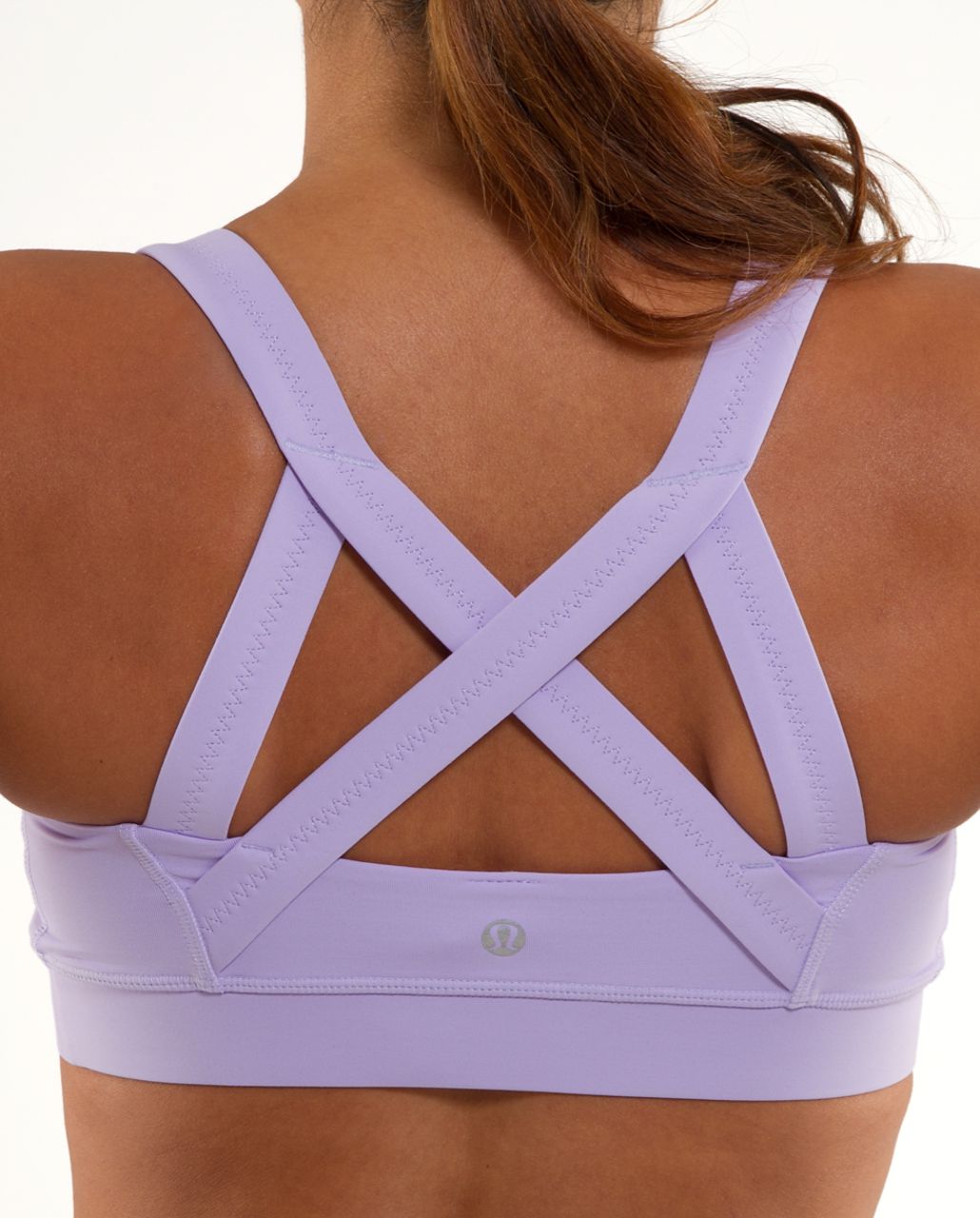 Criss Cross Sports Bra in Lavender