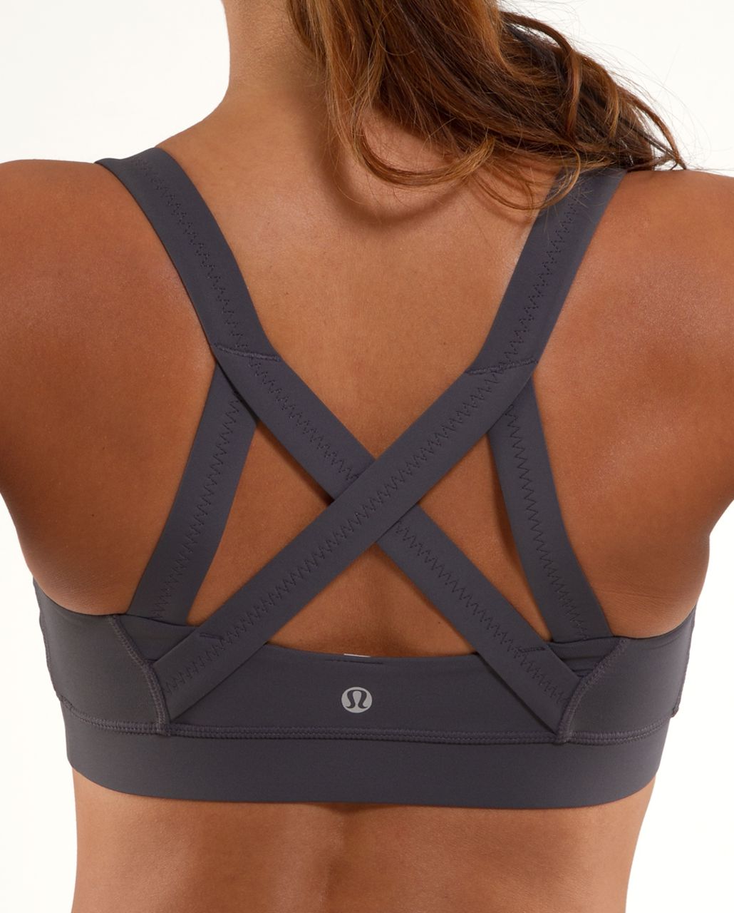 Lululemon Cross My Heart Bra - Coal