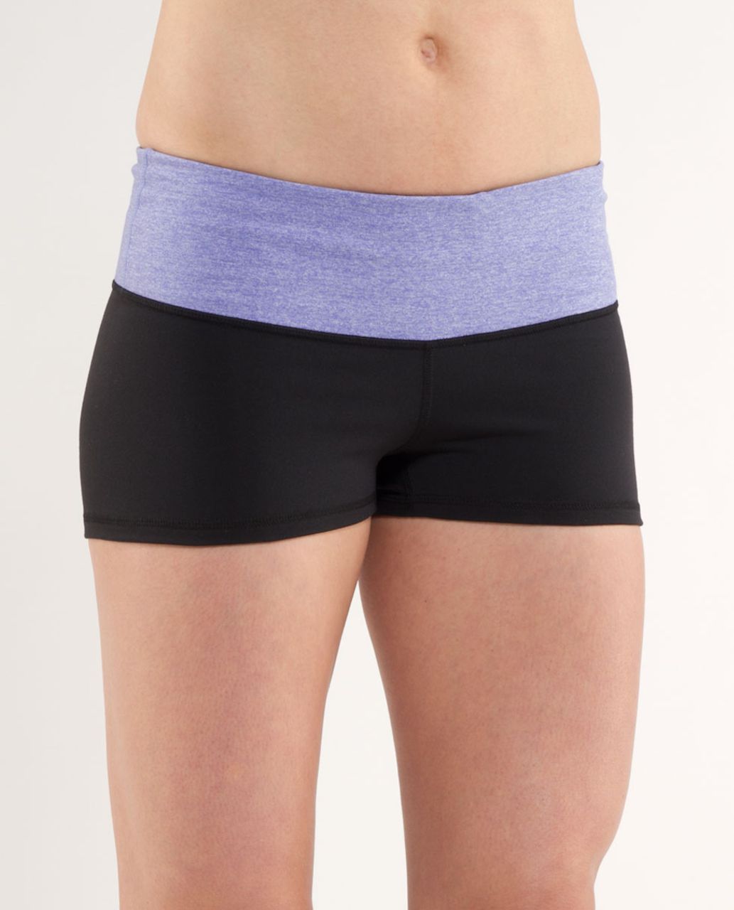 Lululemon Boogie Short - Black /  Heathered Persian Purple