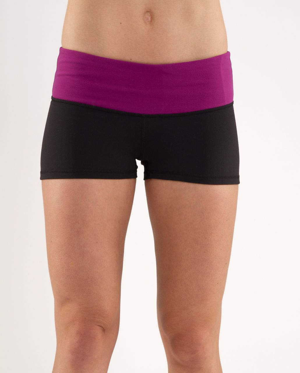 Lululemon Boogie Short - Black /  Dew Berry