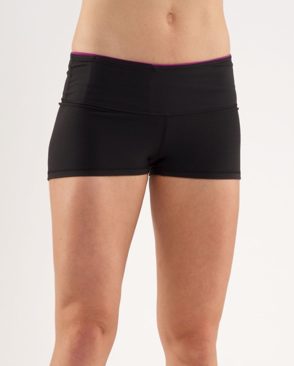 Lululemon Boogie Short - Black /  Dew Berry