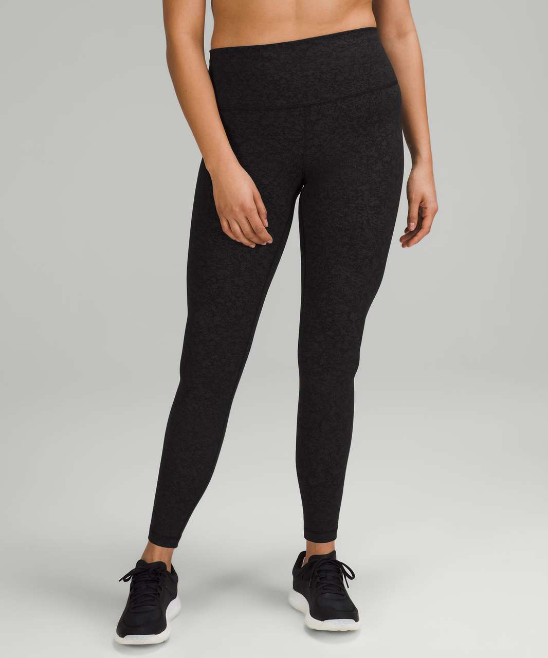 Lululemon Wunder Train High-Rise Tight 28 - Blaze Black - lulu fanatics